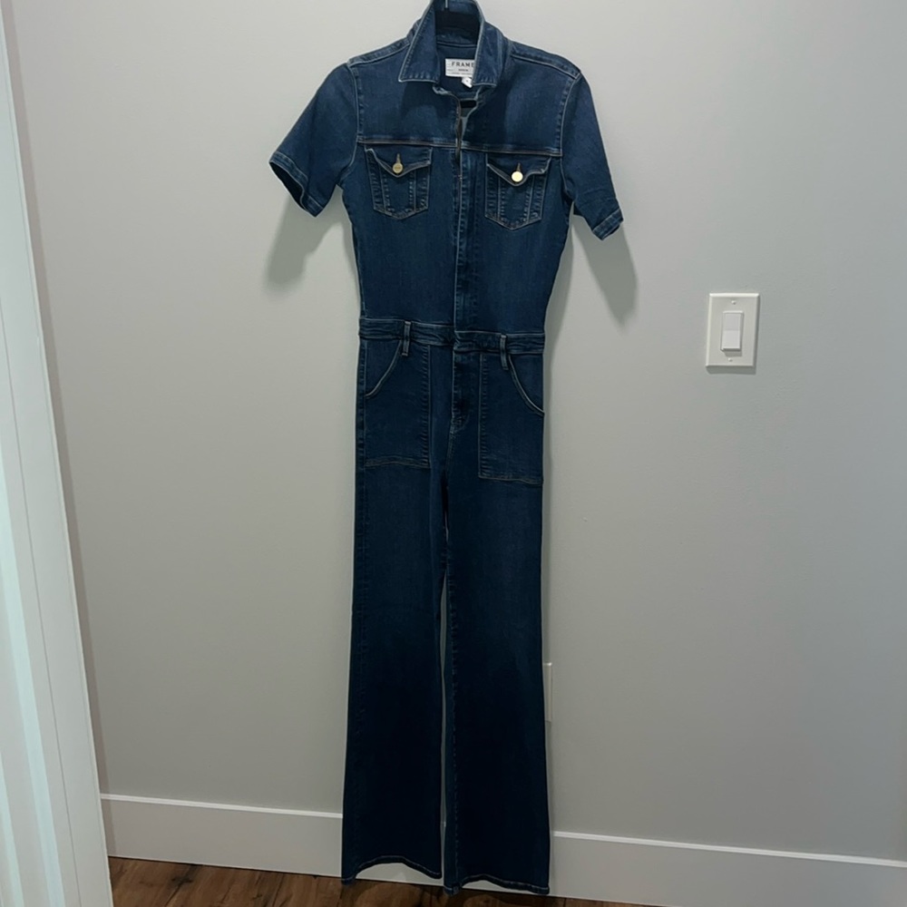 Frame size small Jean Jumpsuit Onsie